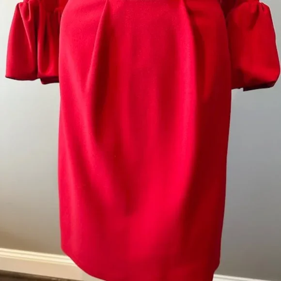 BETSY ADAMS RED DRESS - Picture 4 of 7